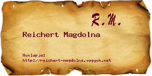 Reichert Magdolna névjegykártya